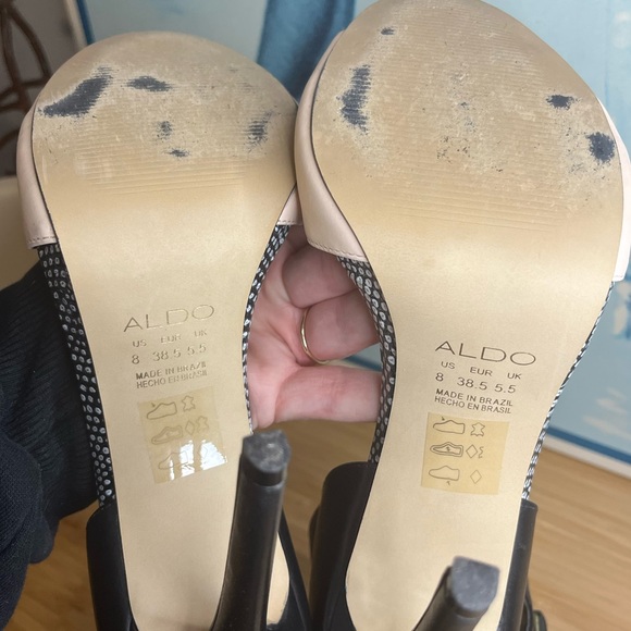 Aldo open toed stilettos - Picture 5 of 6
